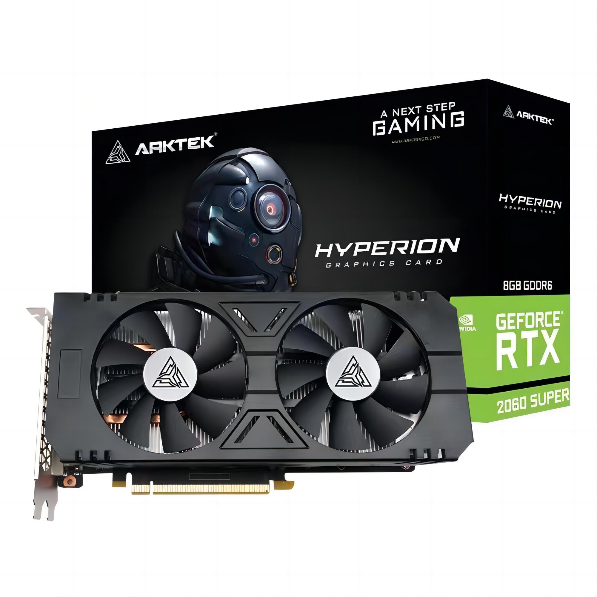 Gpu/כרטיס וידאו rtx2060 סופר gddr6 8GB כרטיס גרפיקה בגודל מלא 256bit