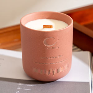 AIKUN Aromatherapy Soy Wax Scent <b>Candle</b> Ceramic <b>Jar</b> Decorative <b>Candle</b> for Bedroom Living Room for Diwali Easter Ramadan Relaxing - Product Image 2