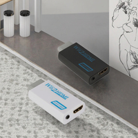 Wit En Zwart 1080P Wii Naar Hd Adapter Wii2hd Converter Voor Pc Hdtv Monitor Display Gemaakt Van Kunststof