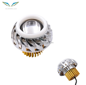 Faro delantero para motocicleta Halo Angel Devil Eye, luz LED antiniebla, accesorios para <span class=keywords><strong>Moto</strong></span>, 12V-85V, gran oferta - Product Image 1