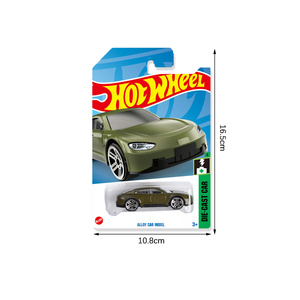 Modèles de voitures de sport miniatures en alliage moulé sous pression style Hot Wheels à l'échelle 1:64, coffret de présentation, jouet pour enfants - Product Image 2