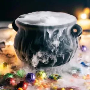 Cuenco de <span class=keywords><strong>caldero</strong></span> Witch's Brew, decoración de Halloween, artículos para el hogar de mesa, decoraciones para fiestas, cuencos para servir - Product Image 1