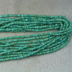 Amazonite Bleu Facettes Loose Ball Perles Cristaux Naturels Pierre pour la Fabrication de Bijoux-Vente en Gros - Product Image 5