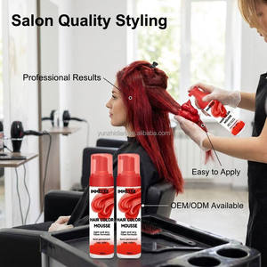 Mousse Colorante Professionale per Capelli 150ml, Tinta Semipermanente Leggera e Volumizzante, Schiuma Colorante Temporanea Istantanea - Product Image 1