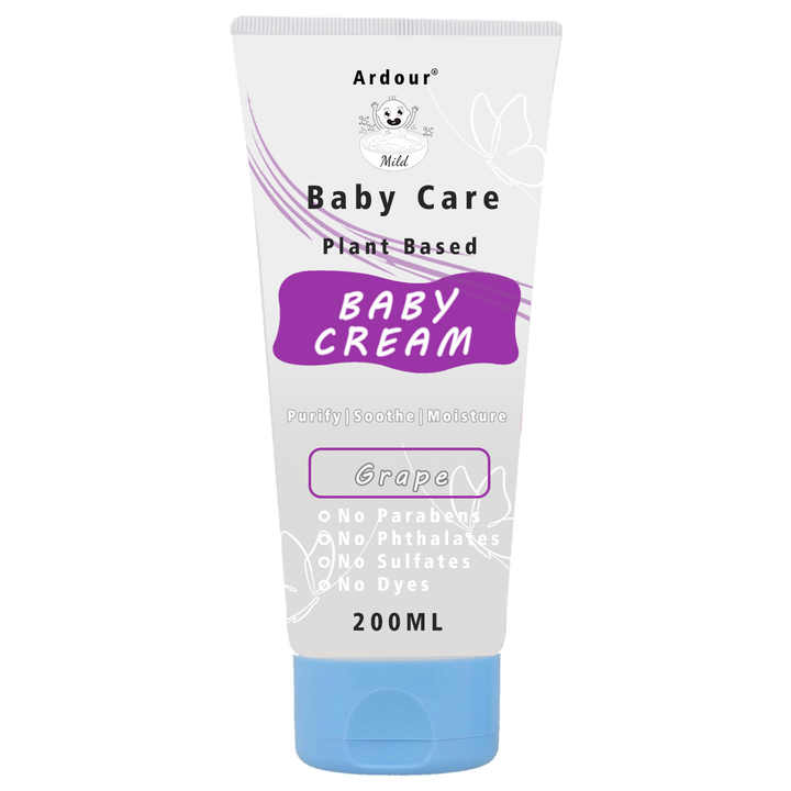 Grape Baby Body And Face Lotion Cream Plant Based Baby Skin Care Butter