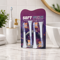 Têtes de brosse à dents électriques soniques DuPont à poils souples et absorption des chocs, compatibles avec Philips 6730, pour hôtel et usage domestique