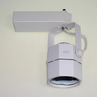 LEDEAST GUTC2 Vacío GU10 Base Spotlight Fixture 2 hilos 3 hilos trifásico MR16 GU5.3 Socket Track Lamp Bracket Housing