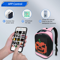 Nueva Mochila LED con Pantalla LED Personalizable, Mochila Publicitaria para Viajes