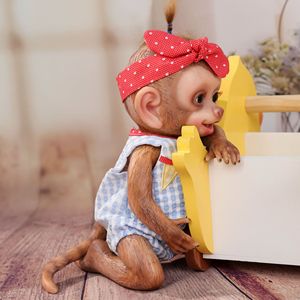 Poupée réborn <span class=keywords><strong>singe</strong></span> en silicone solide de 13 pouces, jouet en caoutchouc souple, figurine réaliste de petit <span class=keywords><strong>singe</strong></span> bébé, pour l'exportation - Product Image 2