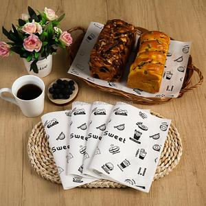 Custom Logo Printed Coated Virgin Eco-Friendly Food Grade Grease Proof Sandwich Burger <b>Wrapping</b> <b>Paper</b> - Product Image 1