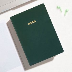 Custom <b>Small</b> Address Book Logo Soft Cover Morandi Leather A5/A6 Thread Sewing Bound 100gsm Paper Custom Color Lay Flat Portable - Product Image 5