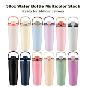 Nueva botella de agua aislada <span class=keywords><strong>16oz</strong></span> 19oz 24oz 28oz 32oz botella de agua de acero inoxidable para viajes - Product Image 6