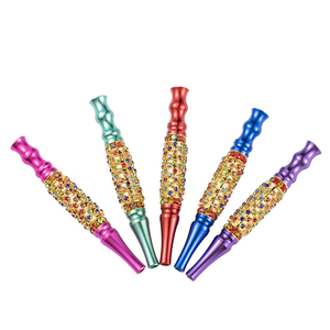Nuovo Design di lusso vendita caldo in metallo narghilè punte per <span class=keywords><strong>bocca</strong></span> gioielli Shisha colorato con stile smerigliato - Product Image 1