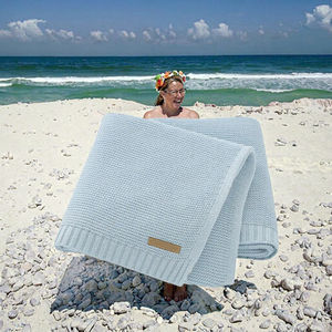 New Arrivals Wholesale Price Home Baby <b>Blanket</b> 100% Cotton Solid Color Newborn Knitted Toweling Coverlet Travel Hotel - Product Image 3