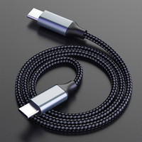 Direktvertrieb 0,3M 3A Schnellladung 100W USB-C zu C Power Delivery Kabel für iPhone 15/16 Pro Max