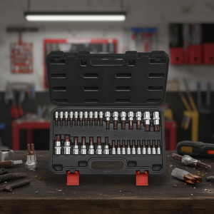 Juego de Puntas Torx Sólidas T6-T70 de 1/2 Pulgada, de Acero al Cromo Molibdeno, Grado Industrial - Product Image 2