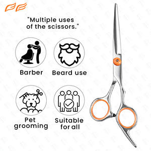 Bahasa Pro Ciseaux de coiffeur professionnels de 6.5 pouces Ciseaux de coupe de cheveux en acier inoxydable Lame de rasoir de qualité supérieure - Product Image 3