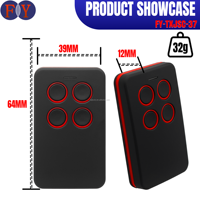 Télécommande de haute qualité 315 MHz avec coque ABS et 4 boutons pour portails automatiques et moteurs de volets roulants