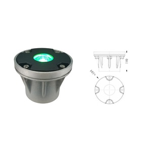 Luz LED para Pista de Aterrizaje y Helipuerto con Certificación CE, Amarilla/Verde, IP68, Iluminación Perimetral para Helipuertos con Ángulo de Haz de 180° - Product Image 2