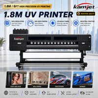 Penjualan Terlaris Printer UV Roll to Roll 1.8m, Printer Inkjet UV Format Besar untuk Light Box, Film, Wallpaper, Stiker Mobil, Spanduk