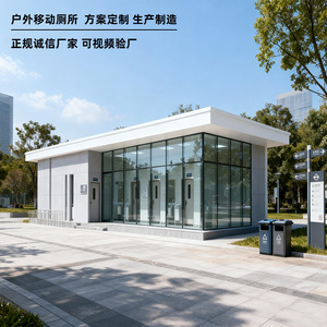 Baño Móvil Público de Placa Metálica, Baño Móvil Temporal, Baño Público Móvil para Comercio Internacional, por favor, contacte al Sr. Yao - Product Image 3