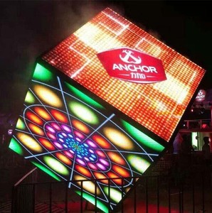 Độ phân giải cao p2.5 ngoài trời trong nhà LED Cube Màn hình sáng tạo 4 bên Cube Logo thương hiệu hiển thị - Product Image 3