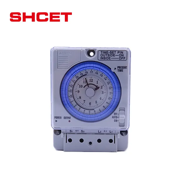 Interruttore Timer meccanico TB-35 di alta qualità con 15 minuti 24 ore AC 110V 240V 15A schema elettrico prezzo da SHCET