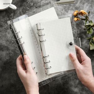 A5 Customisable Hardcover Loose Leaf Transparent PVC <b>Waterproof</b> Diary Gift Notebook with 80 <b>Sheets</b> /Pantone Color - Product Image 1