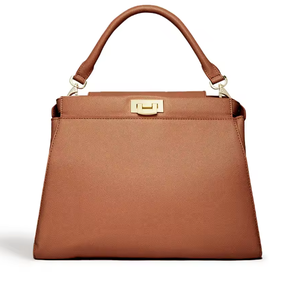 Bolso de Mano de Lujo Personalizado con Logotipo, Bolso de Mujer de Alta Calidad con Asa Superior, Bolso de Mano Clásico de Cuero PU con Cierre Premium para Mujer - Product Image 2