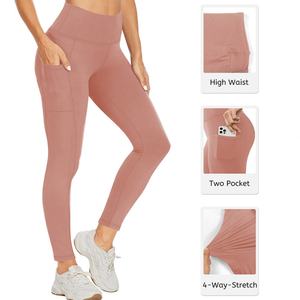 Ropa Deportiva para Mujer con Logotipo Personalizado, Leggings de Cintura Alta para Entrenamiento, Pantalones de Gimnasio, Leggings de Yoga Sin Costuras para Mujer - Product Image 2