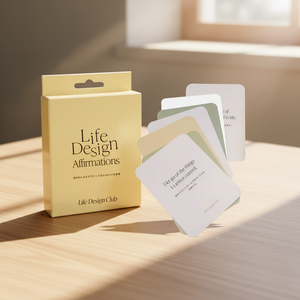 Scatola con Gancio per Carte Motivazionali 'Amati <span class=keywords><strong>Te</strong></span> Stesso', Stampa Personalizzata, Citazioni Quotidiane di Mindfulness e Affermazioni - Product Image 2
