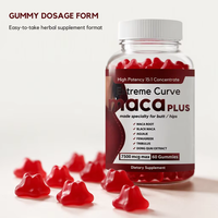 Gummies de Maca Noire pour l'Augmentation des Hanches et des Fesses & le Rehaussement des Fesses avec Tribulus, Aguaje, Fenugrec - Complément Alimentaire pour Adultes
