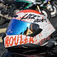 Caschi per casco da motociclista con doppia lente di alta qualità certificato DOT ECE Safe Crash Unisex