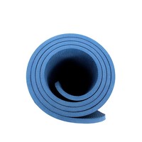 Tapis de yoga et de Pilates écologique, 20 mm d'épaisseur, NBR antidérapant, durable, 185 cm, imperméable, pliable, utilisation universelle, sac de transport pour la santé et le fitness