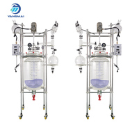 Reactor de Vidrio de Doble Capa de 100L, Utilizado en Laboratorio