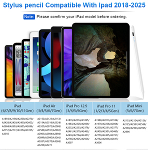 Stylet à réponse rapide pour iPad Pro M4 <span class=keywords><strong>Air</strong></span> M2, crayon à chargement Type-C pour iPad, stylet actif avec rejet de la paume - Product Image 6