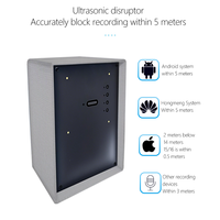 Boîte à mouchoirs anti-interférence pour l'enregistrement sur téléphone portable, dispositif anti-écoute pour bureaux et conférences professionnelles