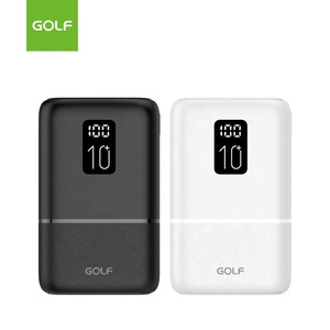 Promotional Gift Power Bank Li Polymer Battery Slim Type C LCD Digital Mini Laptop Power Bank 10000mah