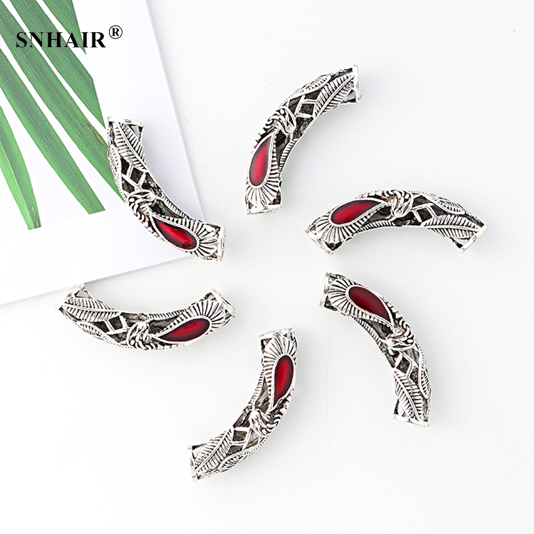 Африканские дреды, косички из сплава, ювелирные украшения, бусины для волос