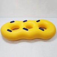 BAS quantité minimale de commande tube gonflable de glissière de parc aquatique de bonne qualité de 3 personnes à vendre