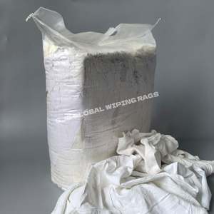 Trapos de Algodón Industriales de 10 kg, 20 kg, 25 kg, Paños Absorbentes de Aceite, Trapos de Felpa Blancos, Bolsa de Trapos de Algodón - Product Image 1