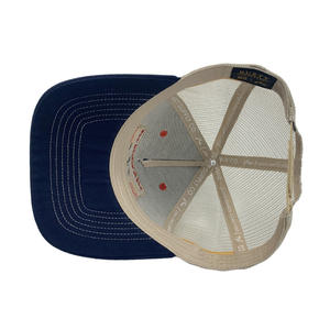 Cappelli di Qualità Country, Berretti Casual da Uomo, Gorras All'Ingrosso, <span class=keywords><strong>Cappello</strong></span> Bicolore a 5 Pannelli con Ricamo a Righe, <span class=keywords><strong>Cappello</strong></span> Trucker - Product Image 6
