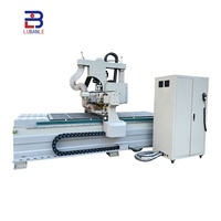 Machine de découpe de bois CNC de haute précision 4x8 pieds avec table à vide et 12 outils de coupe pour MDF et contreplaqué