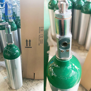 Bouteilles <span class=keywords><strong>d</strong></span>'oxygène en aluminium vides, légères <span class=keywords><strong>et</strong></span> durables, avec valves <span class=keywords><strong>et</strong></span> poignées - Product Image 2