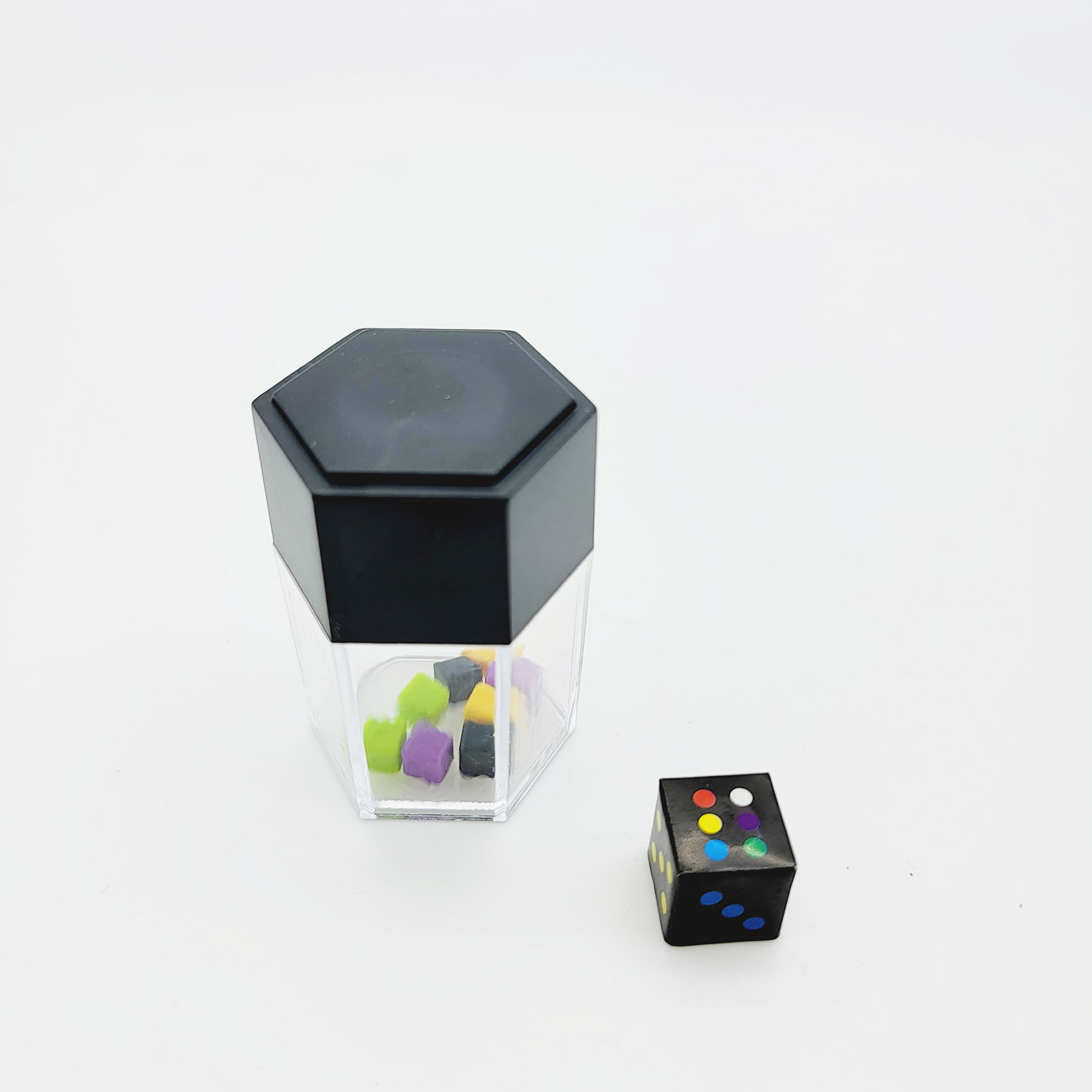 Маленький размер Красочные Магические игральные кости бомба фокус Мини-кости взрыв