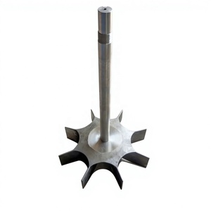 定制高镍耐热钢铸件炉用风扇叶片叶轮带轴 - Product Image 2