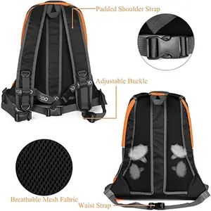 Custom Double Shoulder Portable Dog Cat Backpack Outdoor Breathable Pet Dog Front Carrier Backpack Pet Travel Carrier Product
