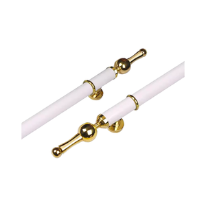 مقبض باب فندقي فاخر بتصميم عمودي وملمس أبيض، مقبض باب نادي بتصميم راقٍ ومتناسق الألوان، مصنوع من الفولاذ المقاوم للصدأ - Product Image 6