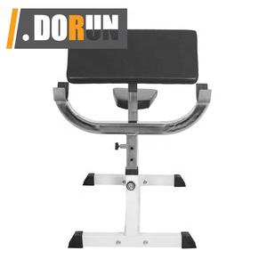Panca per Curl <span class=keywords><strong>Preacher</strong></span> con Braccio Regolabile - Sedia Romana Regolabile per Allenamento della Forza Muscolare degli Arti Superiori, Attrezzatura Fitness per la Schiena - Product Image 4