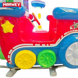 Marwey Operado por monedas Batería eléctrica Track Rail Wonder Train Kiddie Ride Machine Arcade Kiddie Paseos en parques de atracciones - Product Image 6